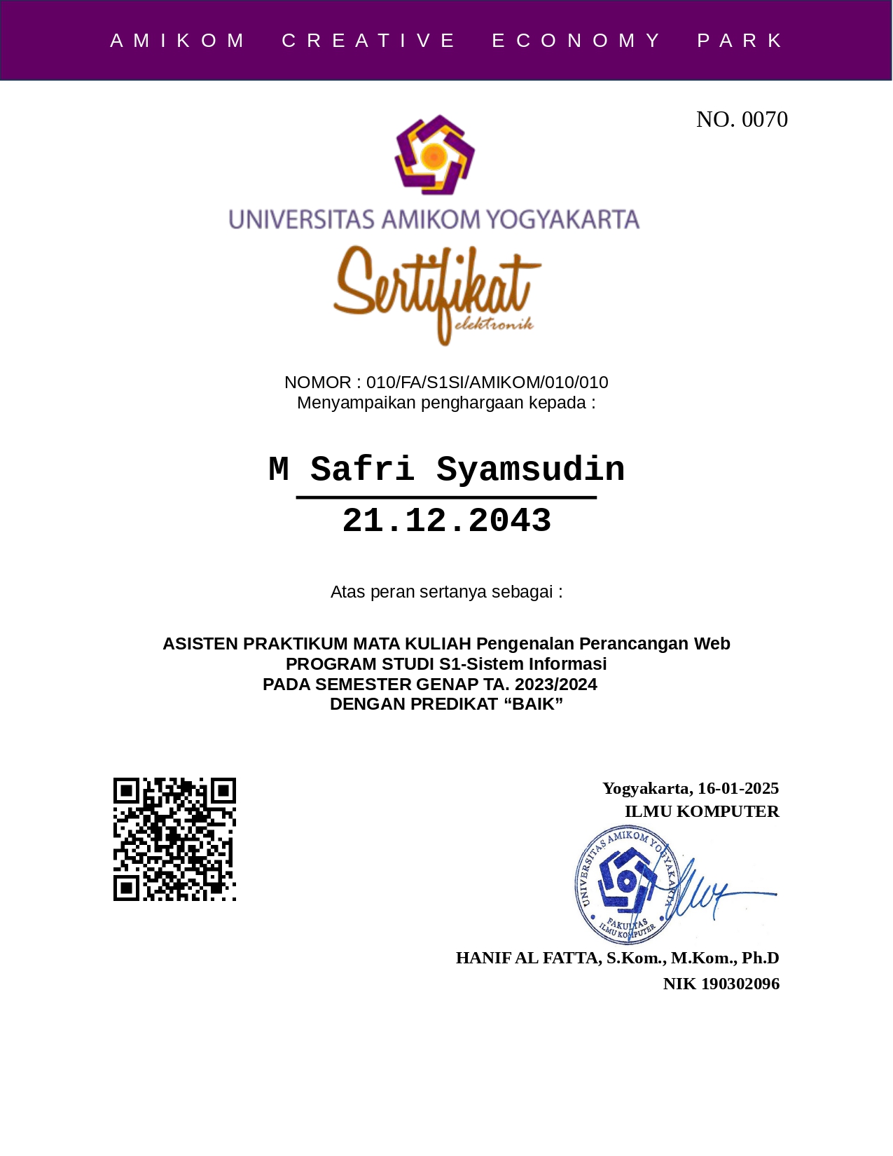 Sertifikat